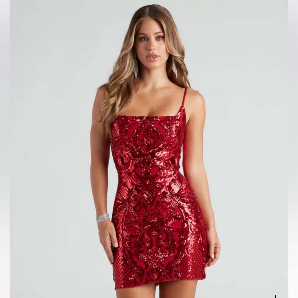 Windsor Sequin Short Dress